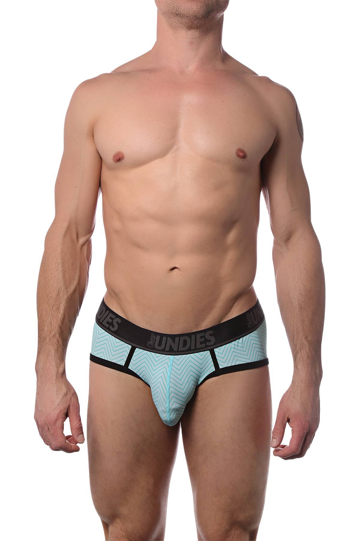 CheapUndies Mint Zig Zag Brief