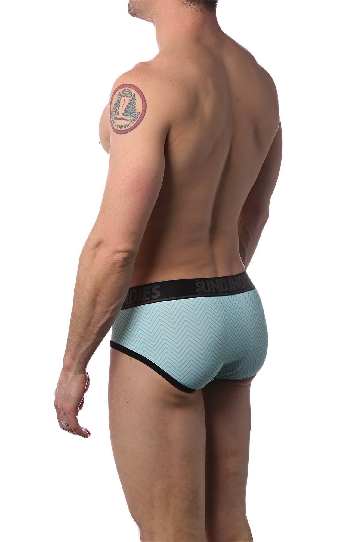 CheapUndies Mint Zig Zag Brief