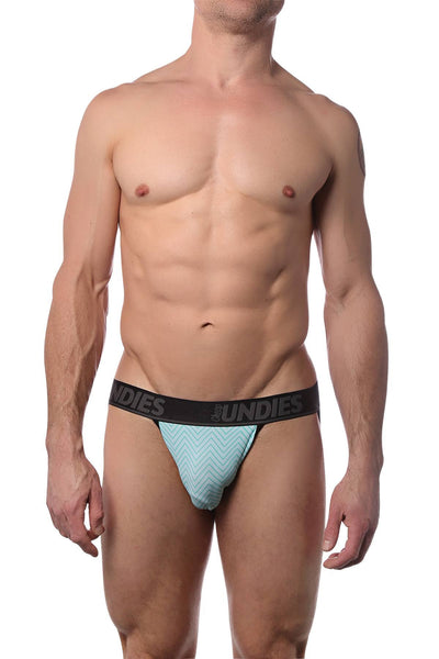 CheapUndies Mint Zig Zag  Jock