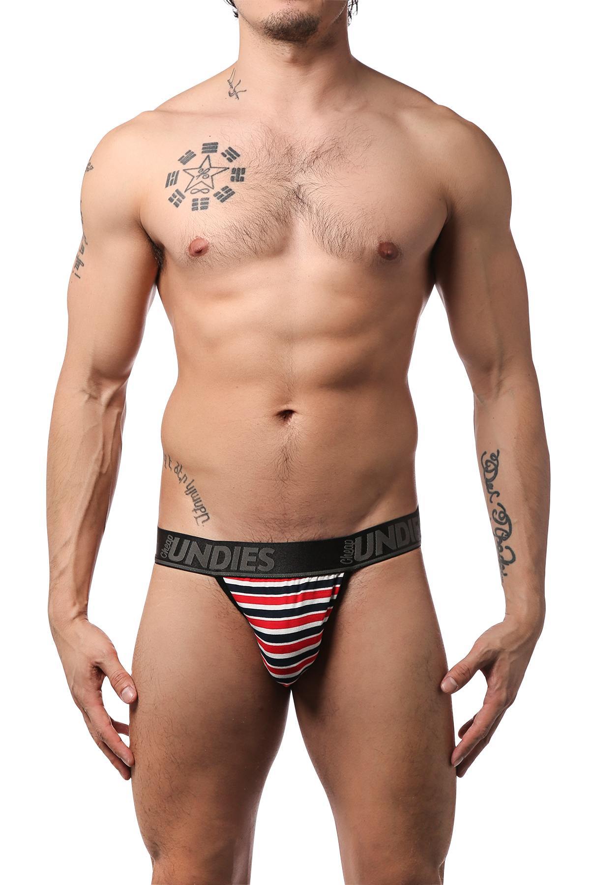 CheapUndies Nautical Stripe Jockstrap