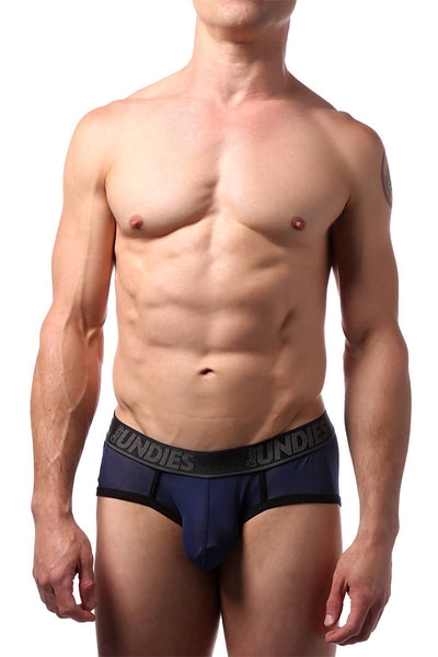 CheapUndies Navy Classic Mesh Brief