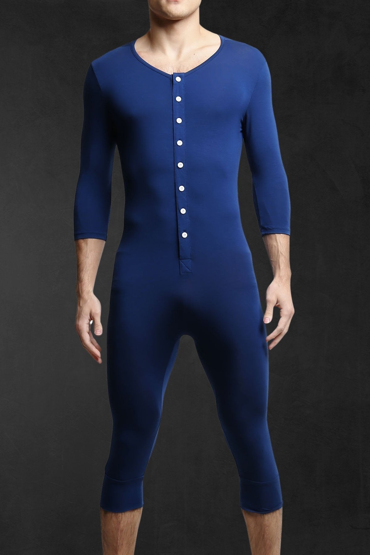 CheapUndies Navy Long Sleeve Onesie