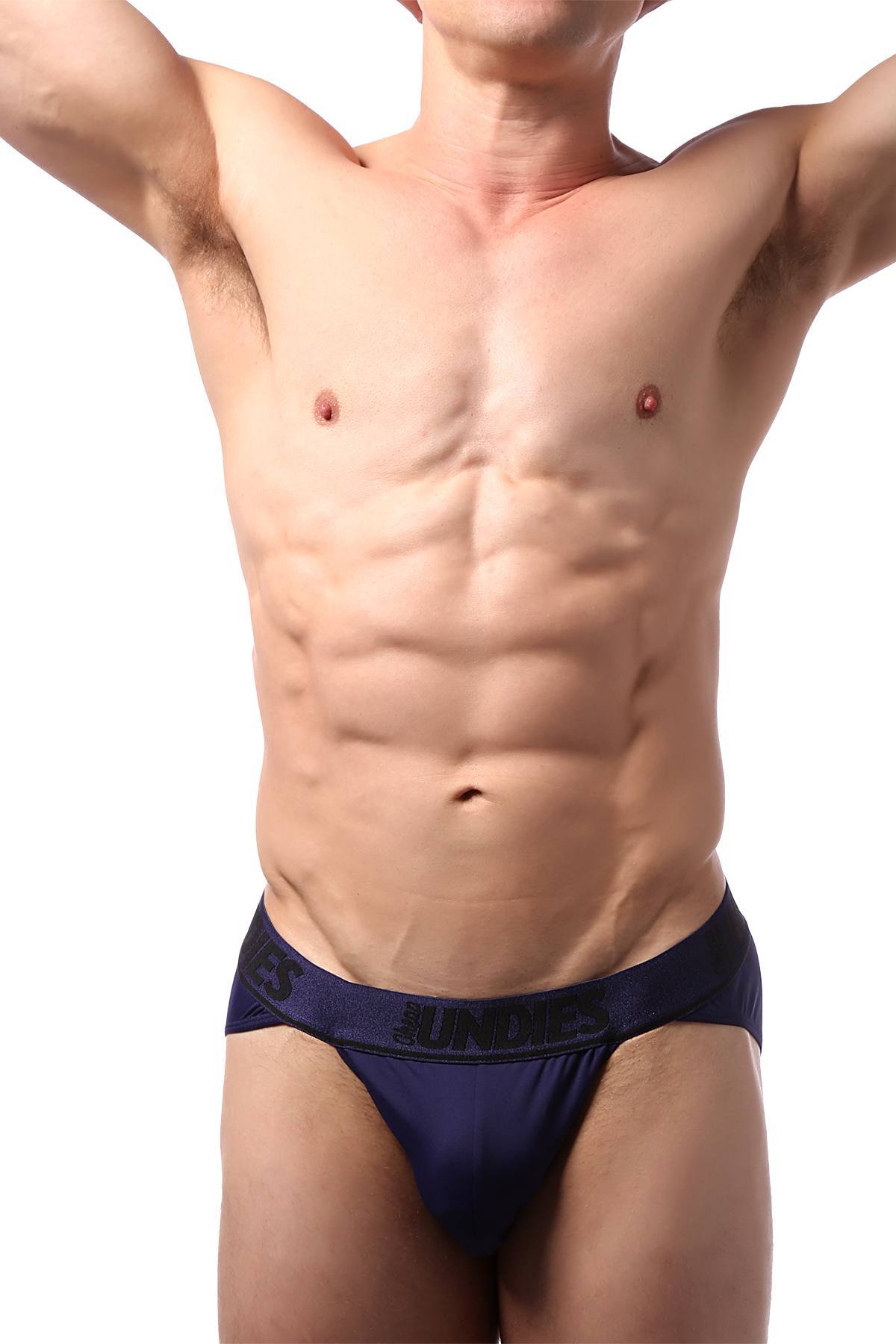 CheapUndies Navy Polyamide Sports Brief