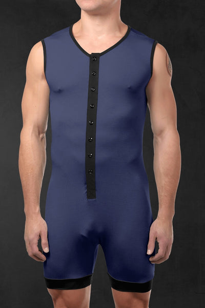 CheapUndies Navy Sleeveless Onesie