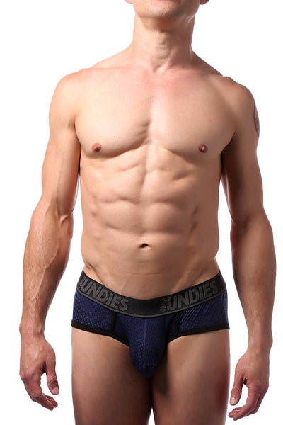 CheapUndies Navy Sport Mesh Brief