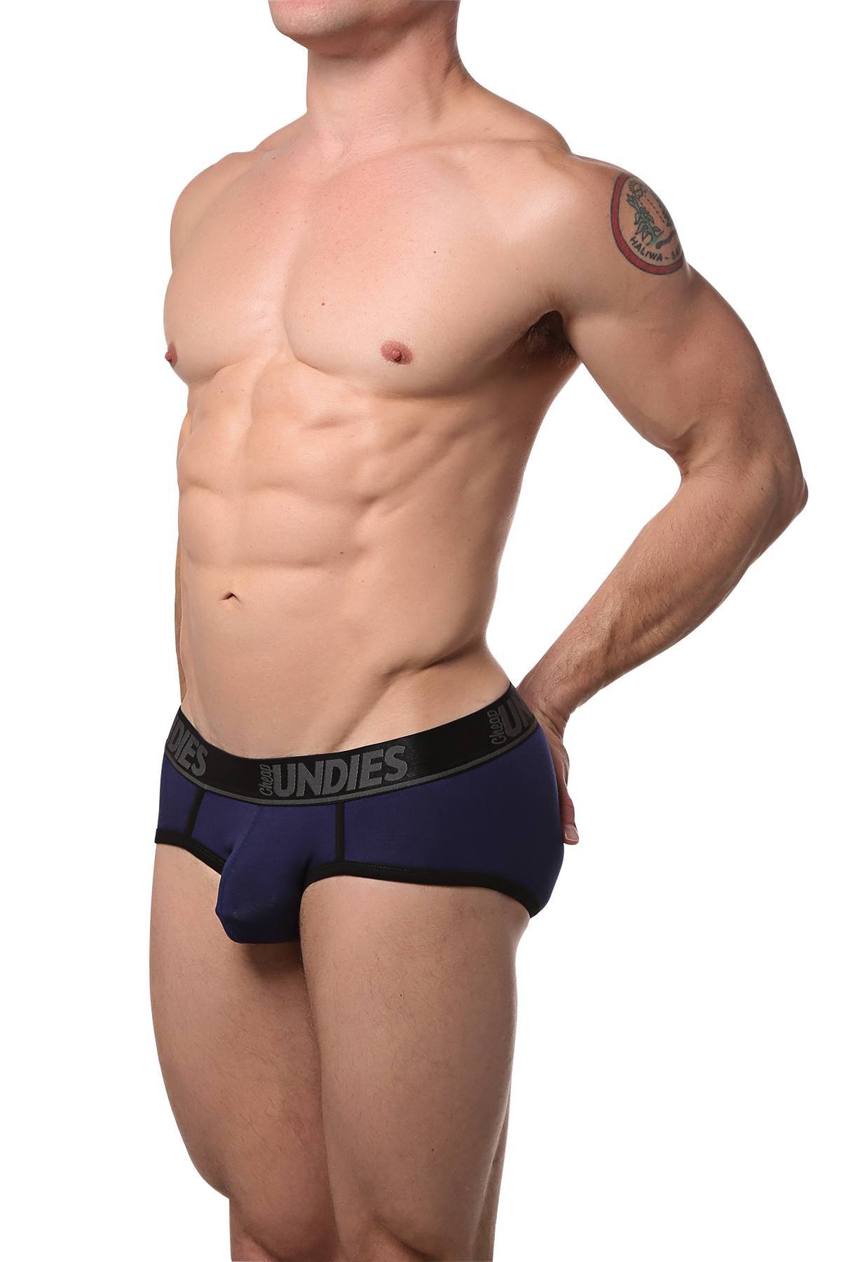 CheapUndies Navy Touch Brief