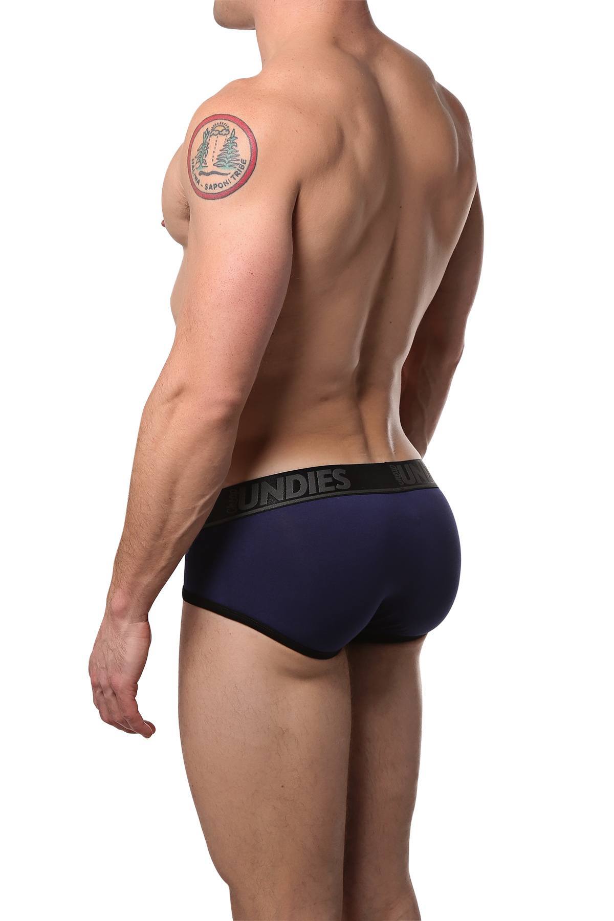 CheapUndies Navy Touch Brief