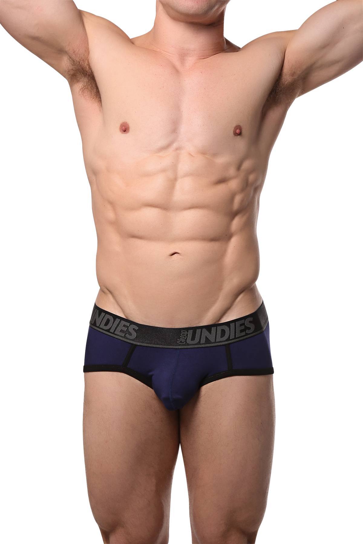 CheapUndies Navy Touch Brief