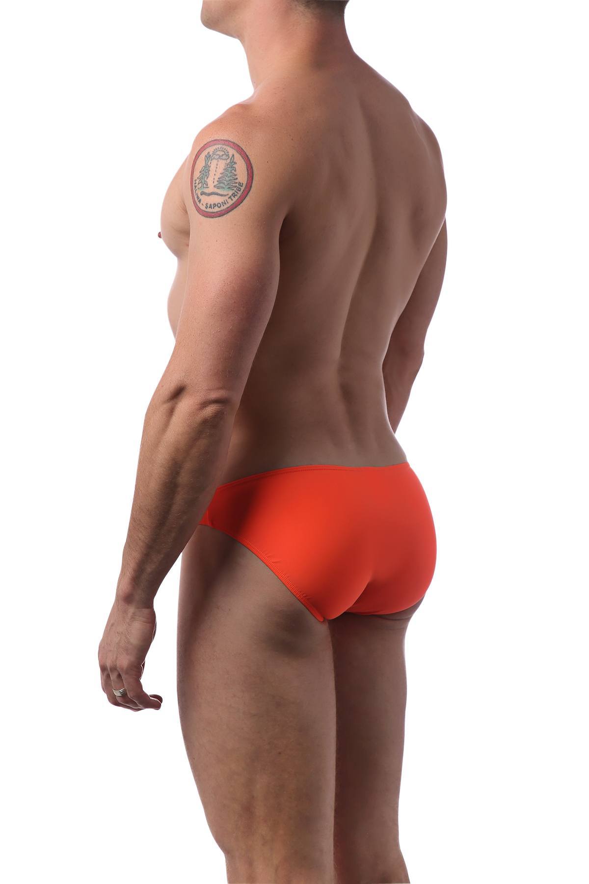 CheapUndies Neon Orange Bikini Brief