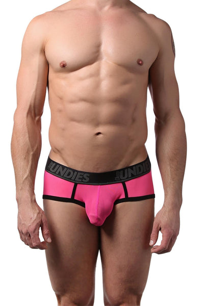 CheapUndies Neon Pink Mesh Brief