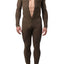 CheapUndies Olive Waffle Knit Thermal Union Suit