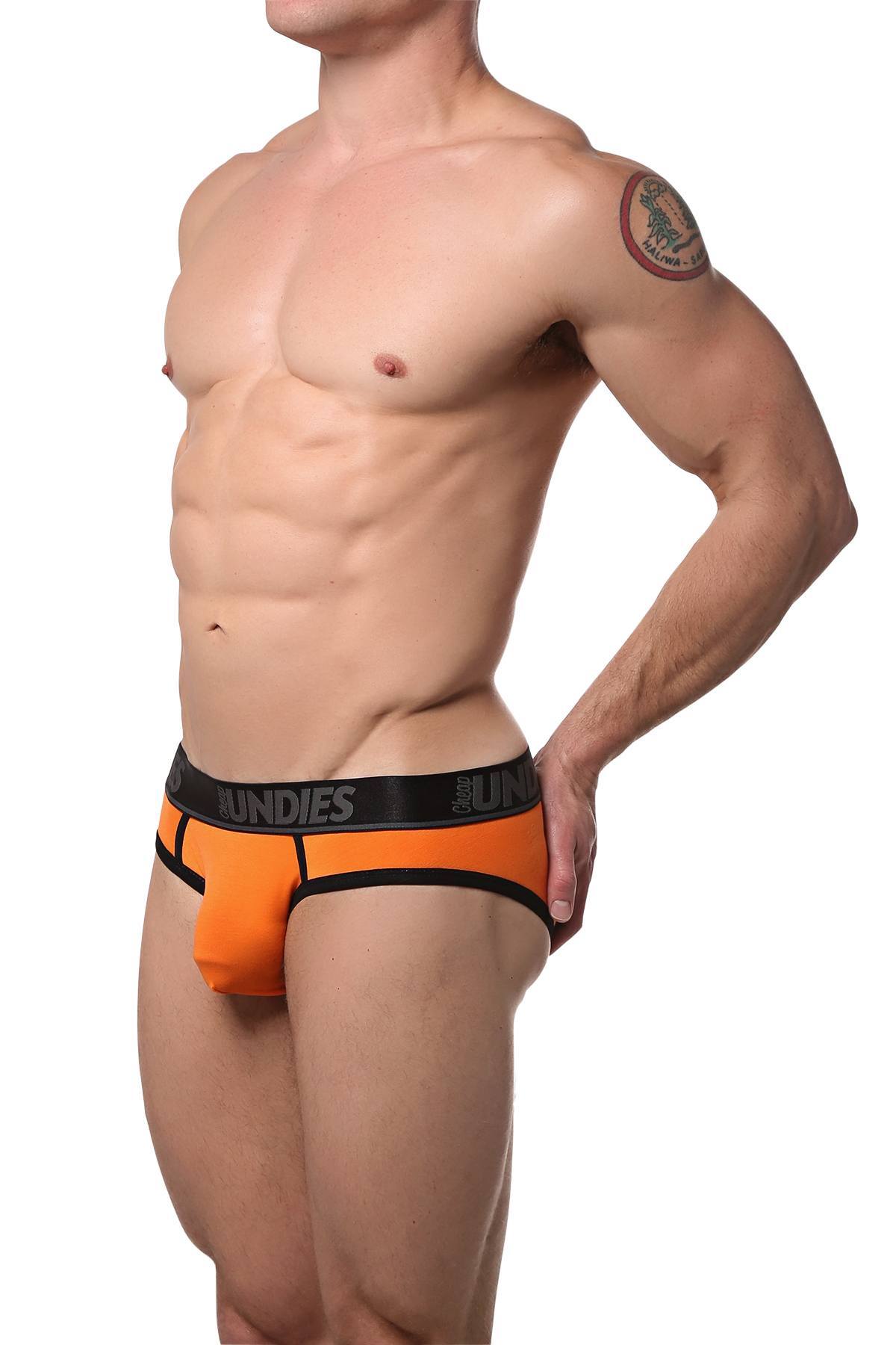 CheapUndies Orange Touch Jock Brief