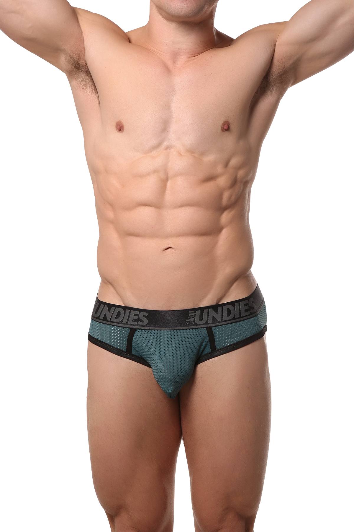 CheapUndies Peacock Mesh Jock-Brief