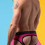 CheapUndies Pink Sport Mesh Jockbrief