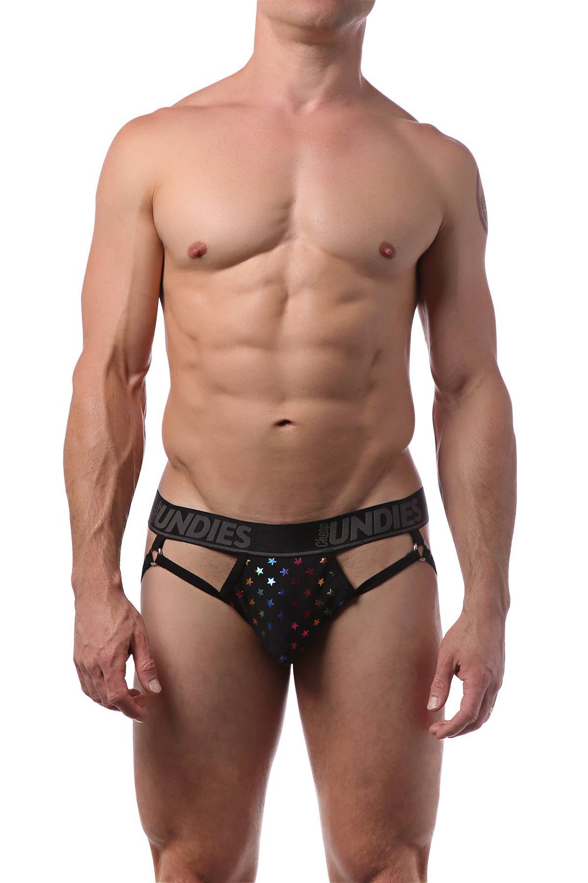 CheapUndies Pride Stars Foil Ring Jock