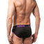 CheapUndies Purple Exposed Sport Mesh Brief