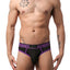 CheapUndies Purple Exposed Sport Mesh Jockbrief