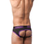 CheapUndies Purple Exposed Sport Mesh Jockbrief