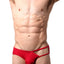 CheapUndies Red Exposed Side Modal Brief