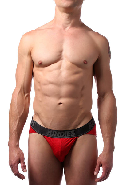 CheapUndies Red Mesh Sports Brief