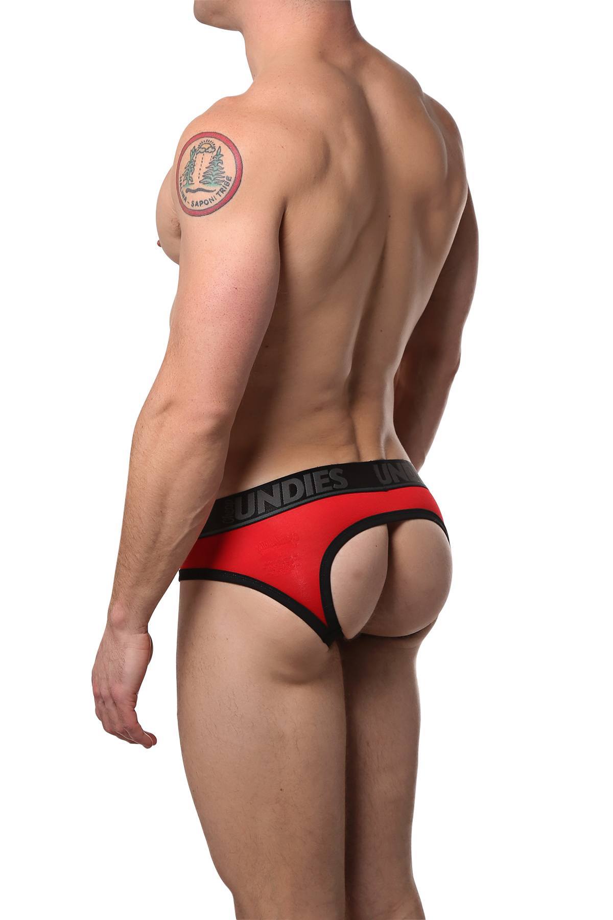 CheapUndies Red Touch Jock Brief