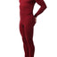 CheapUndies Red Waffle Knit Thermal Union Suit