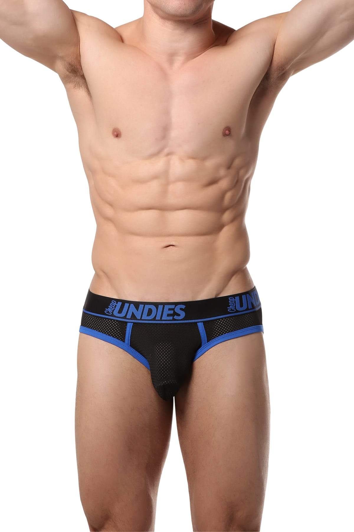 CheapUndies Royal Exposed Sport Mesh Brief