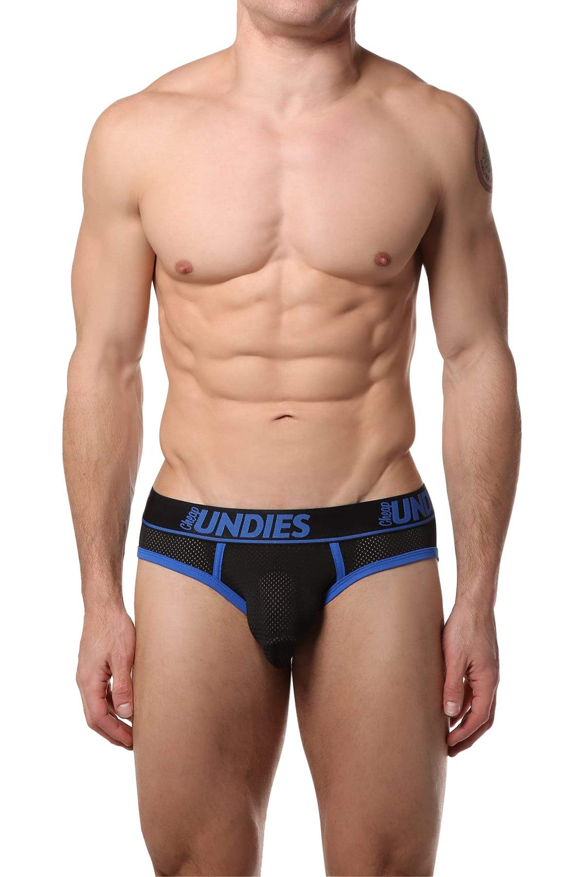 CheapUndies Royal Exposed Sport Mesh Brief