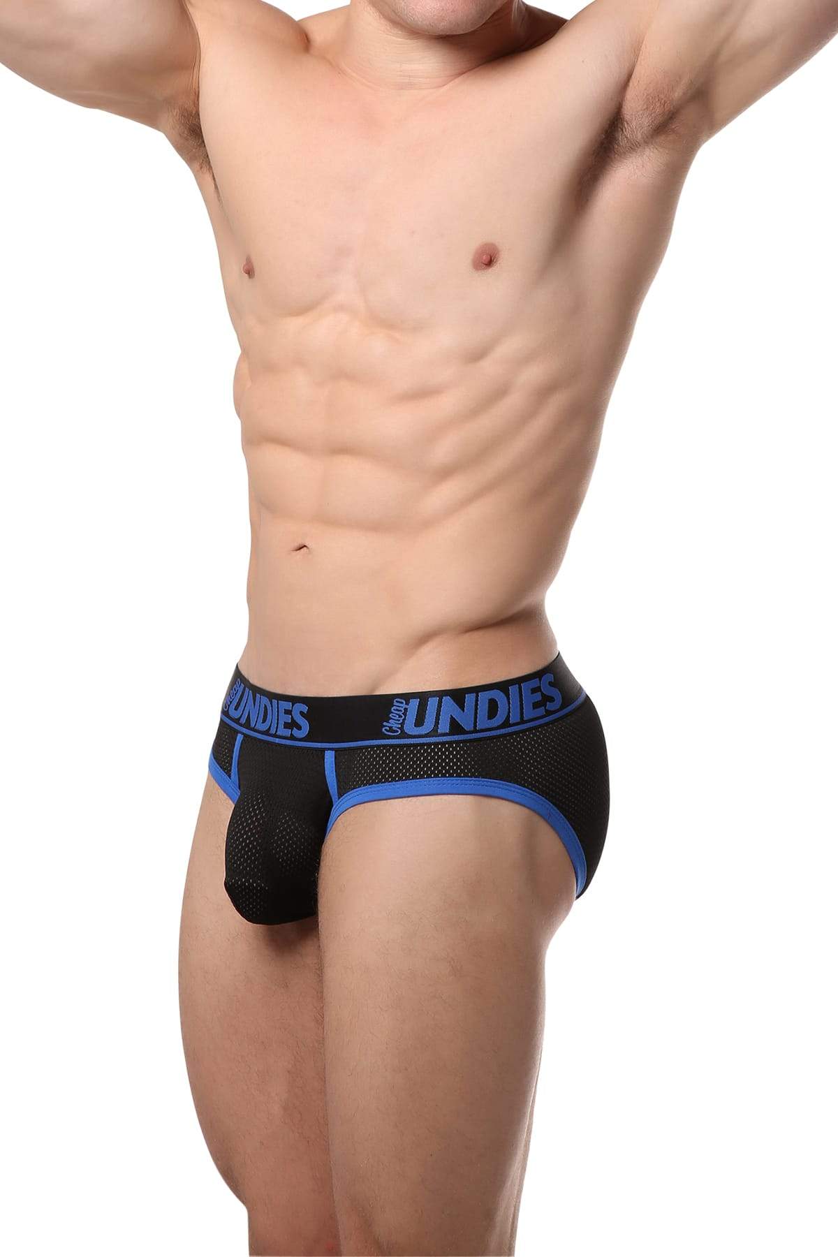 CheapUndies Royal Exposed Sport Mesh Brief