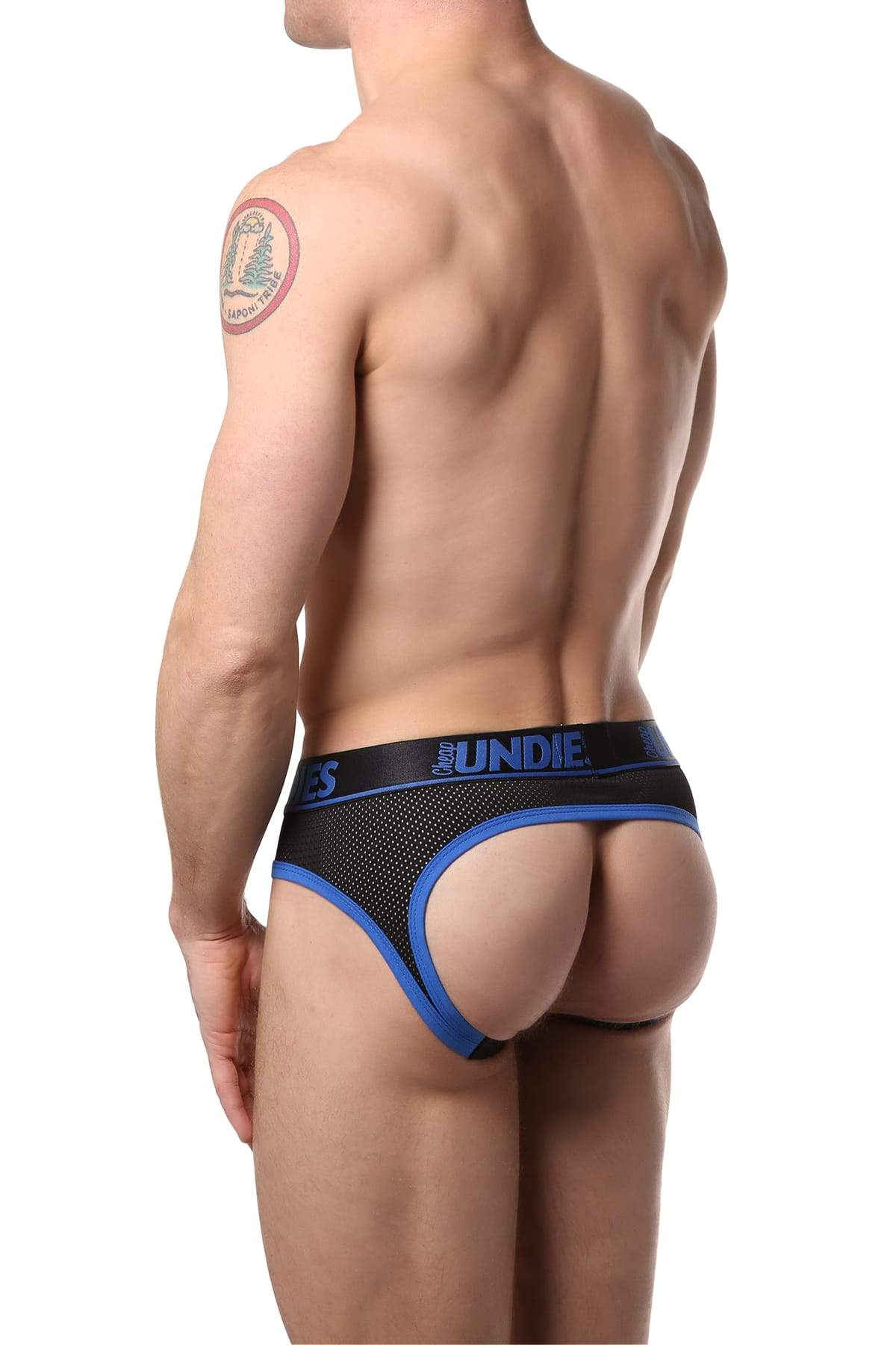 CheapUndies Royal Exposed Sport Mesh Jockbrief