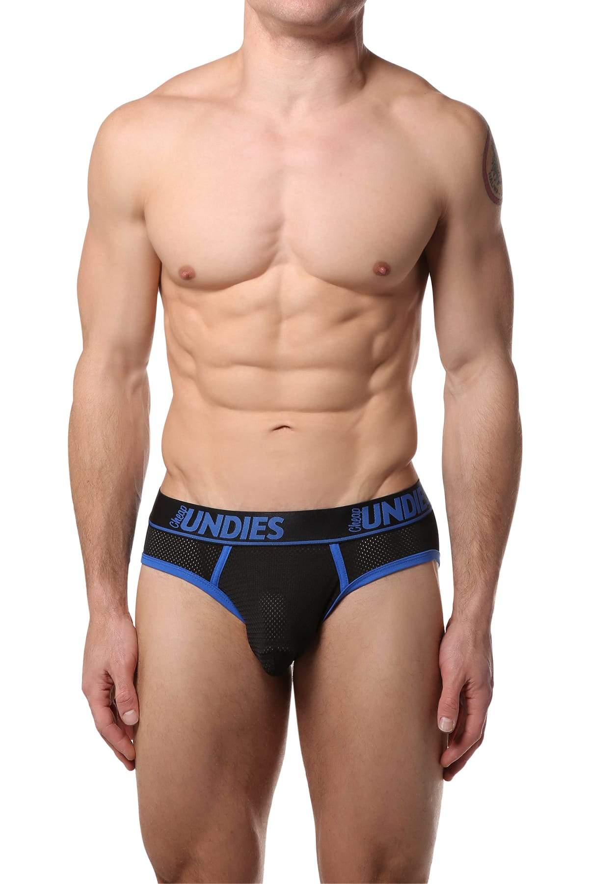 CheapUndies Royal Exposed Sport Mesh Jockbrief