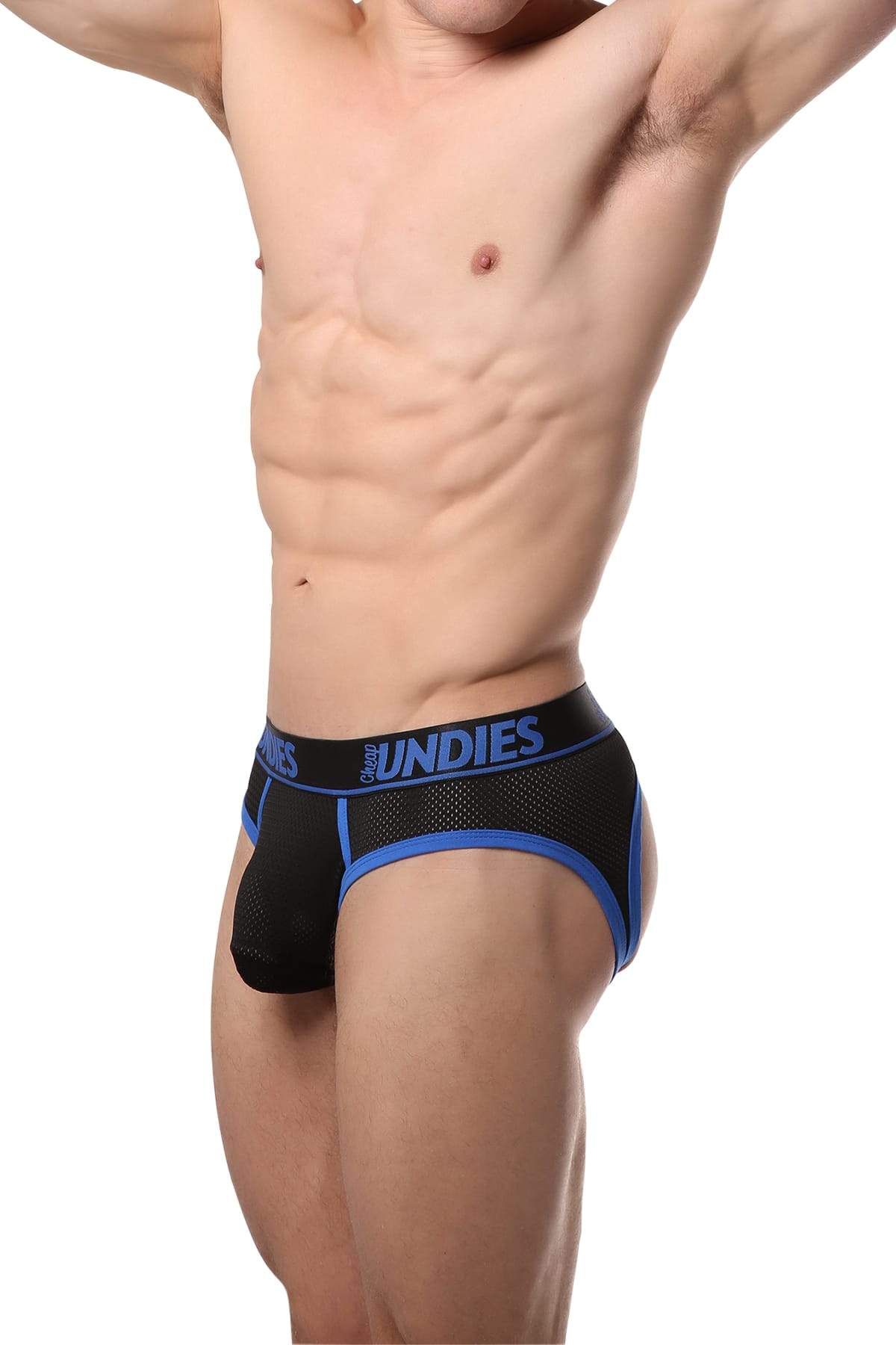 CheapUndies Royal Exposed Sport Mesh Jockbrief