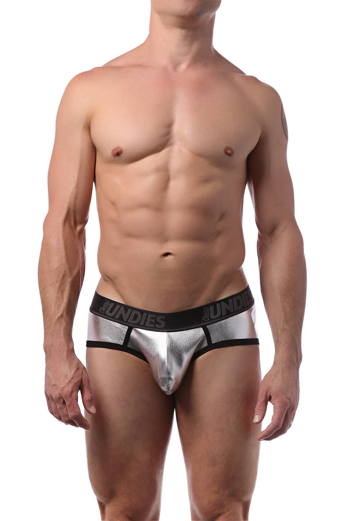 CheapUndies Silver Foil Brief