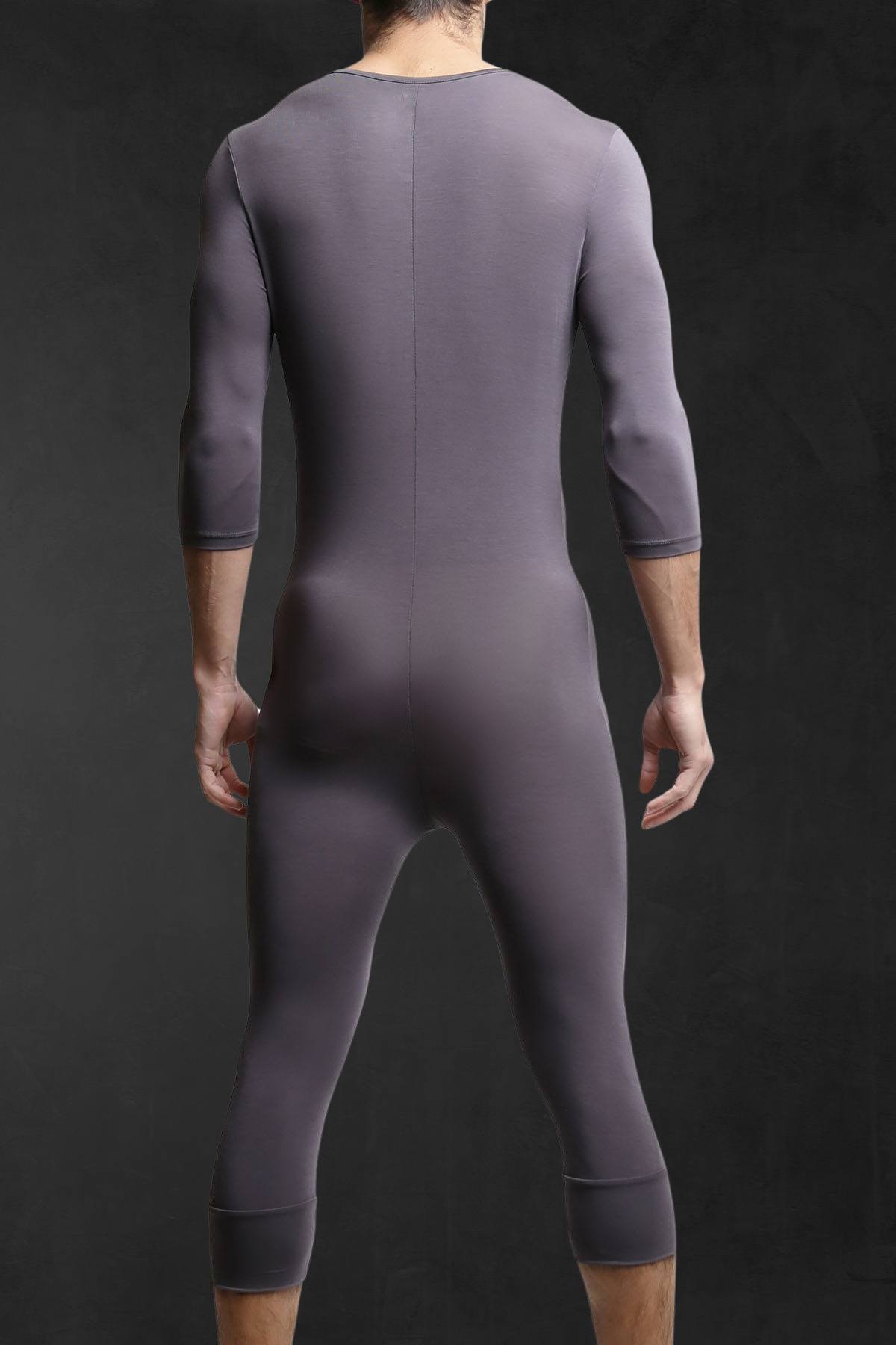 CheapUndies Slate Long Sleeve Onesie