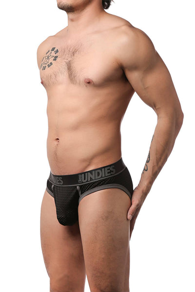 CheapUndies Stone Exposed Sport Mesh Brief