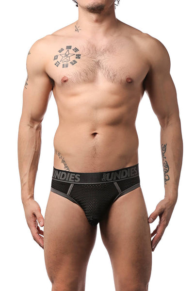 CheapUndies Stone Exposed Sport Mesh Jockbrief