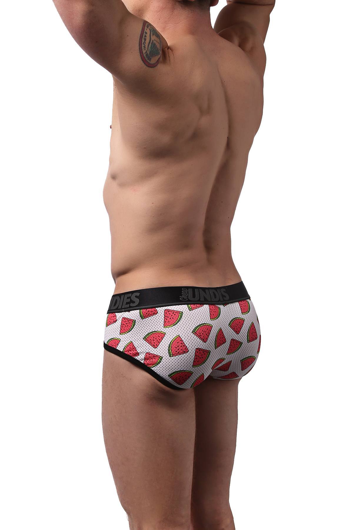 CheapUndies Watermelon Sport Mesh Brief