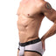 CheapUndies White Classic Mesh Brief