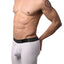 CheapUndies White Contoured Pouch Long Boxer Brief