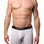 CheapUndies White Contoured Pouch Long Boxer Brief