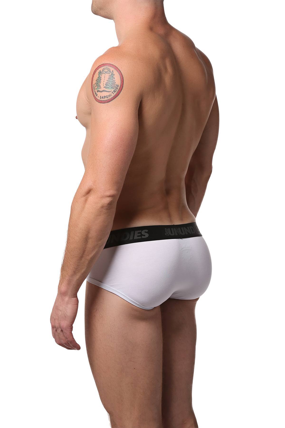 CheapUndies White Essential Cotton Brief