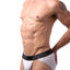 CheapUndies White Mesh Sports Brief