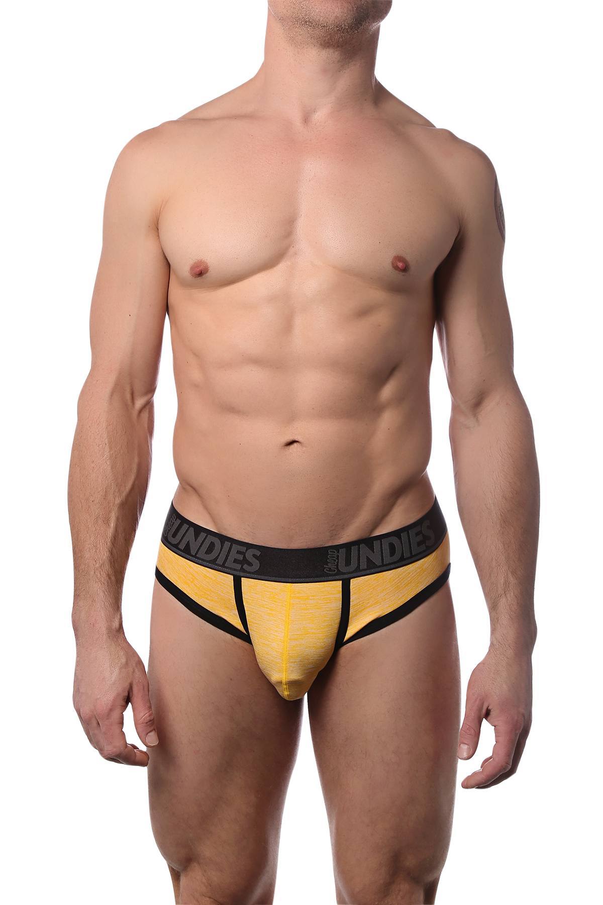 CheapUndies Yellow Marle Brief