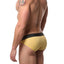 CheapUndies Yellow Mesh Bikini Brief