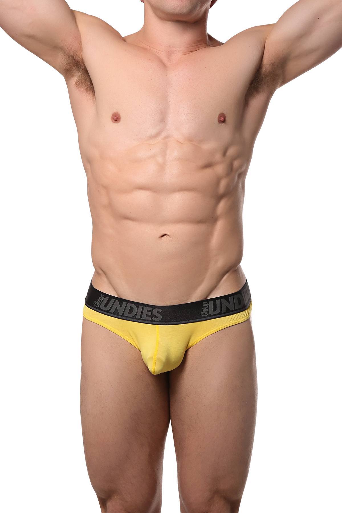 CheapUndies Yellow Touch Thong