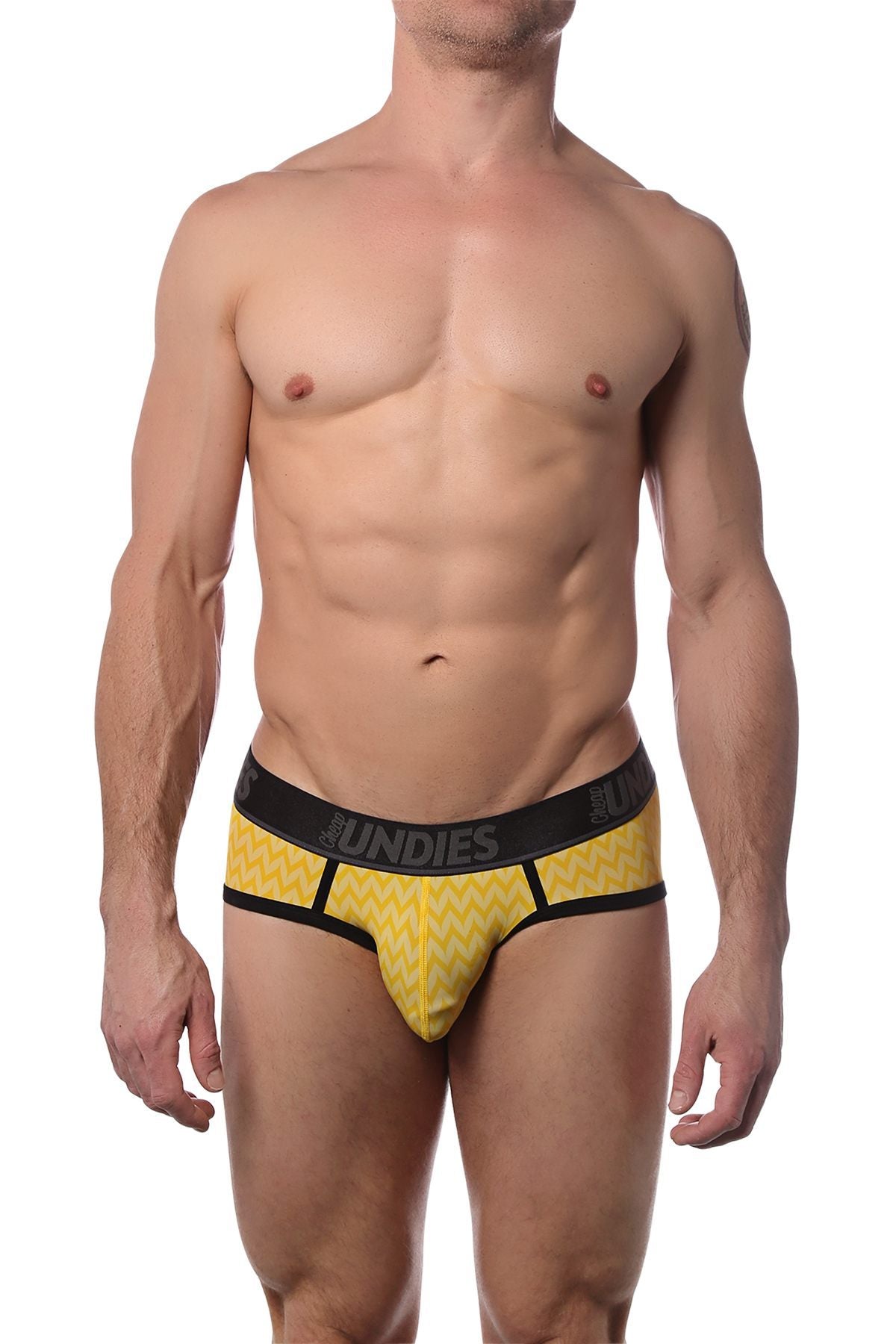 CheapUndies Yellow Zig Zag Brief