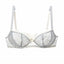 Claudette Cameo Blue En Dentelle Demi Bra