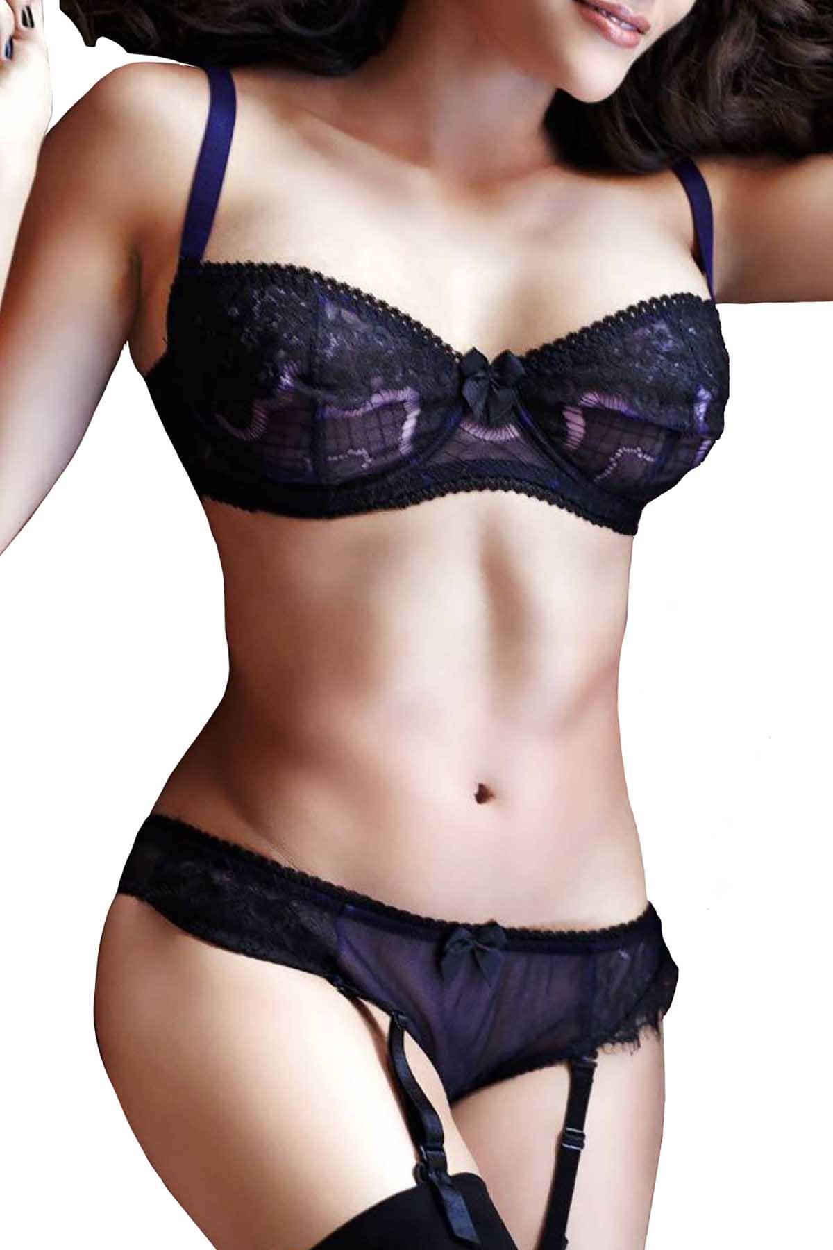 Claudette Intense Violet Demi Bra