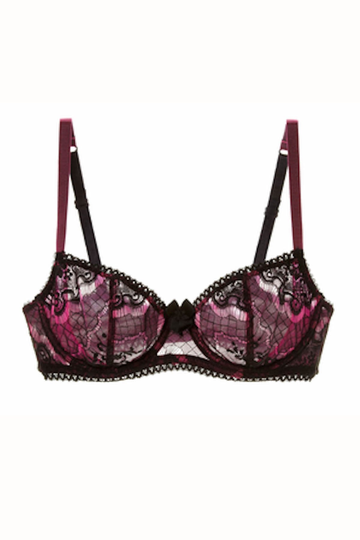 Claudette Neon Pink Intense Demi Bra