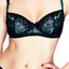 Claudette Neon Turquoise Intense Demi Bra